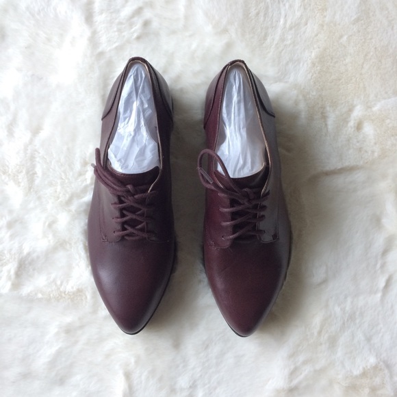 NEW IN BOX Nine West Leather Oxford Shoes - Picture 2 of 6